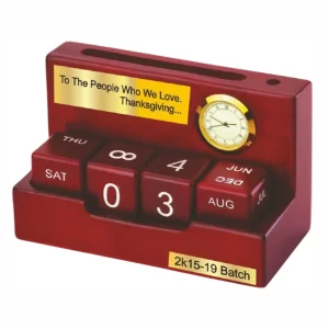 Perpetual  Wooden  Calendar